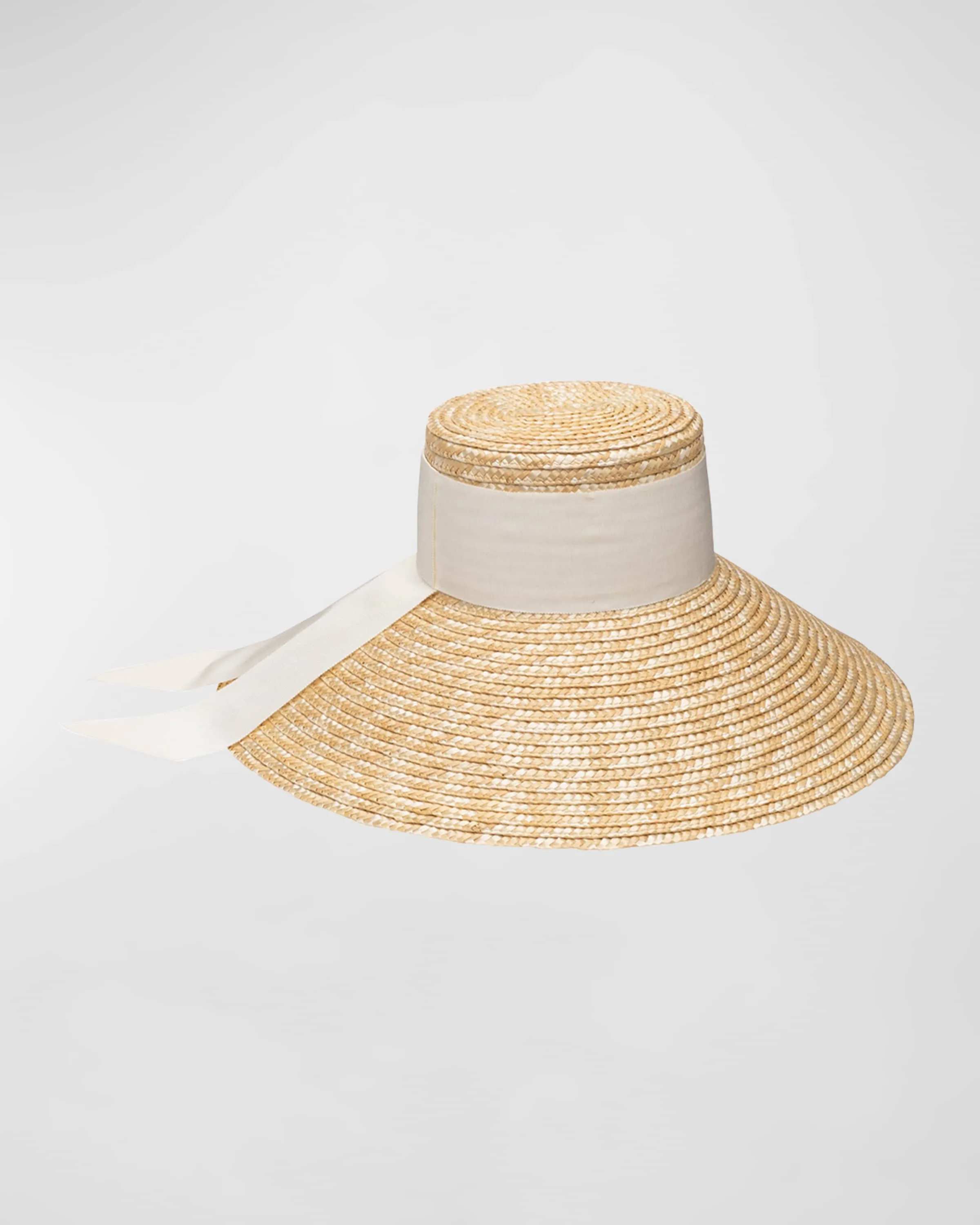 Mirabel Wide-Brim Straw Sun Hat