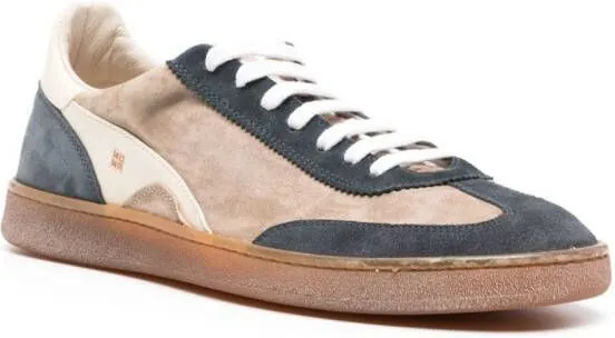 Moma panelled suede sneakers Brown