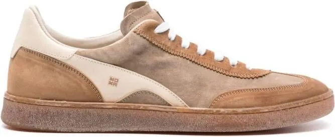 Moma panelled suede sneakers Neutrals