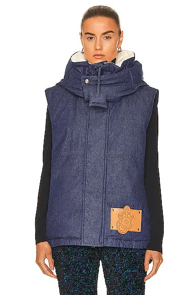 Moncler Genius 1 Moncler JW Anderson Dalby Denim Vest