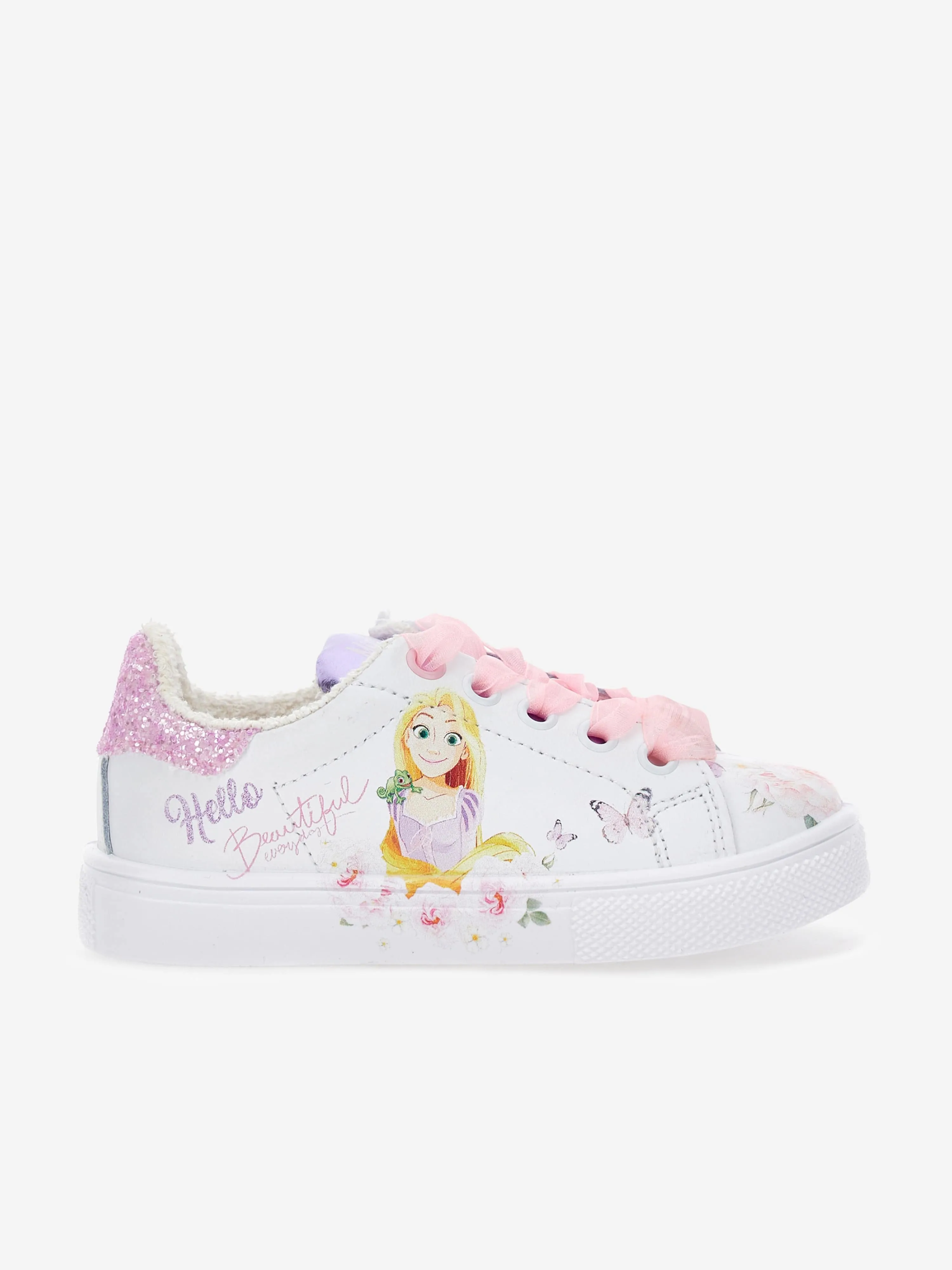 Monnalisa Girls Princess Trainers in White