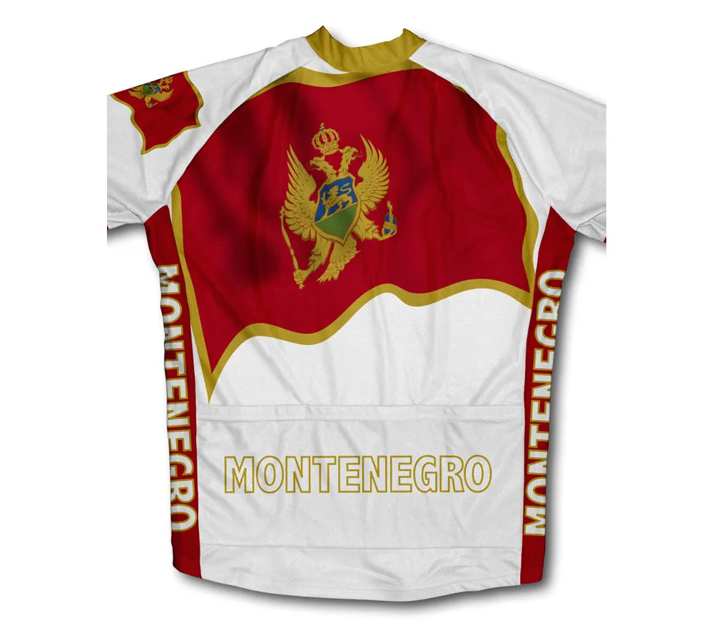 Montenegro Flag Winter Thermal Cycling Jersey