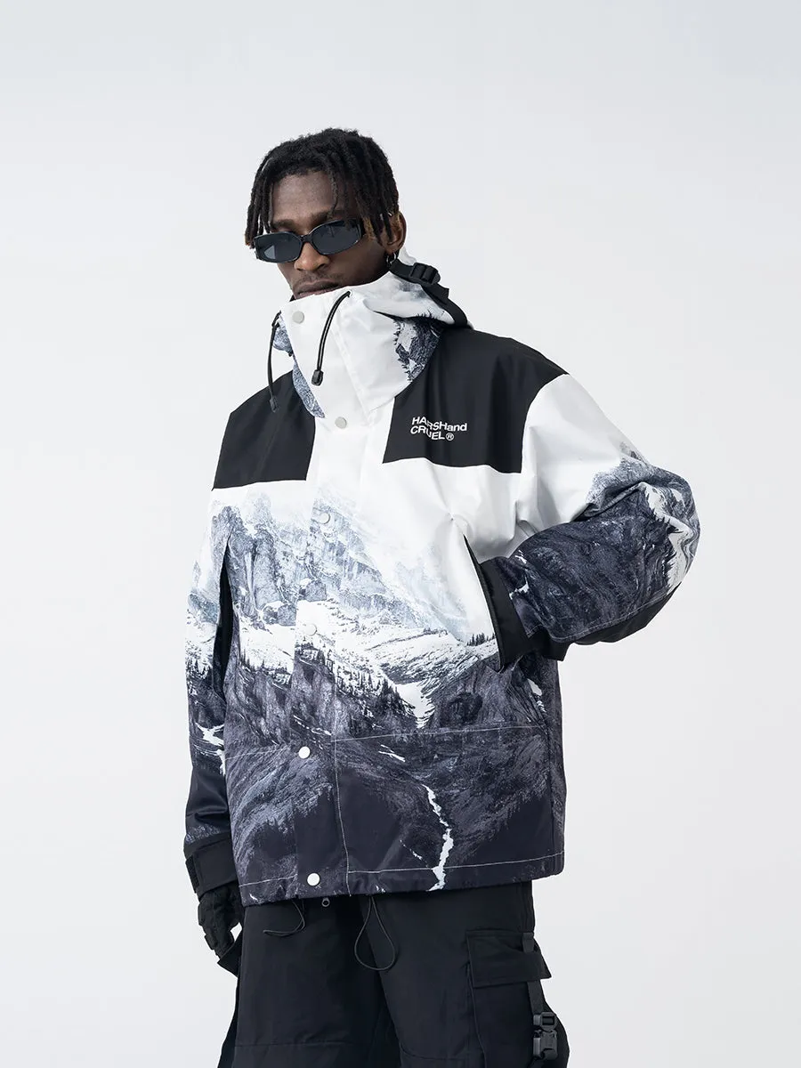 Mountain Printed Logo Jacket