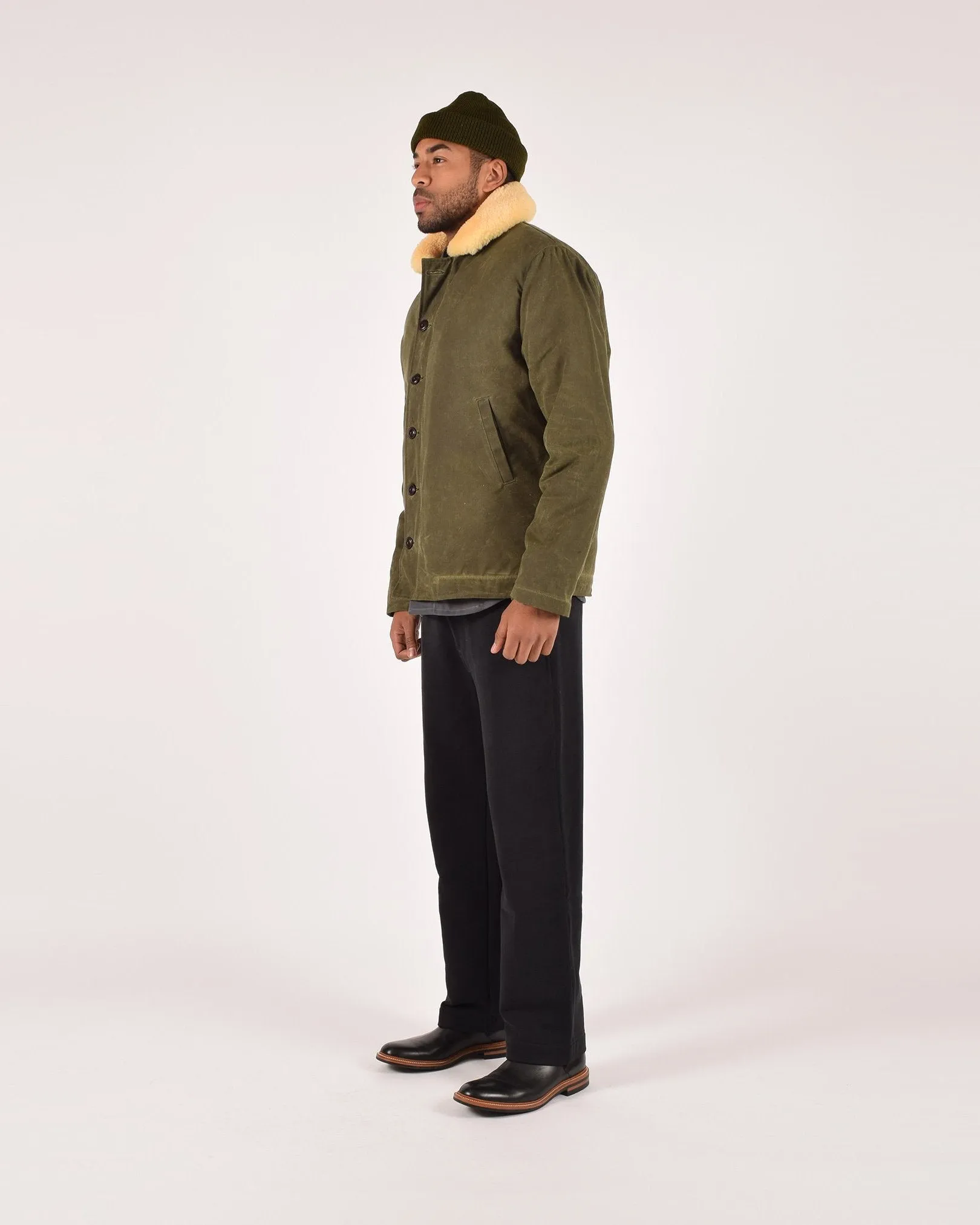 N-1 Deck Jacket - Loden / Gold