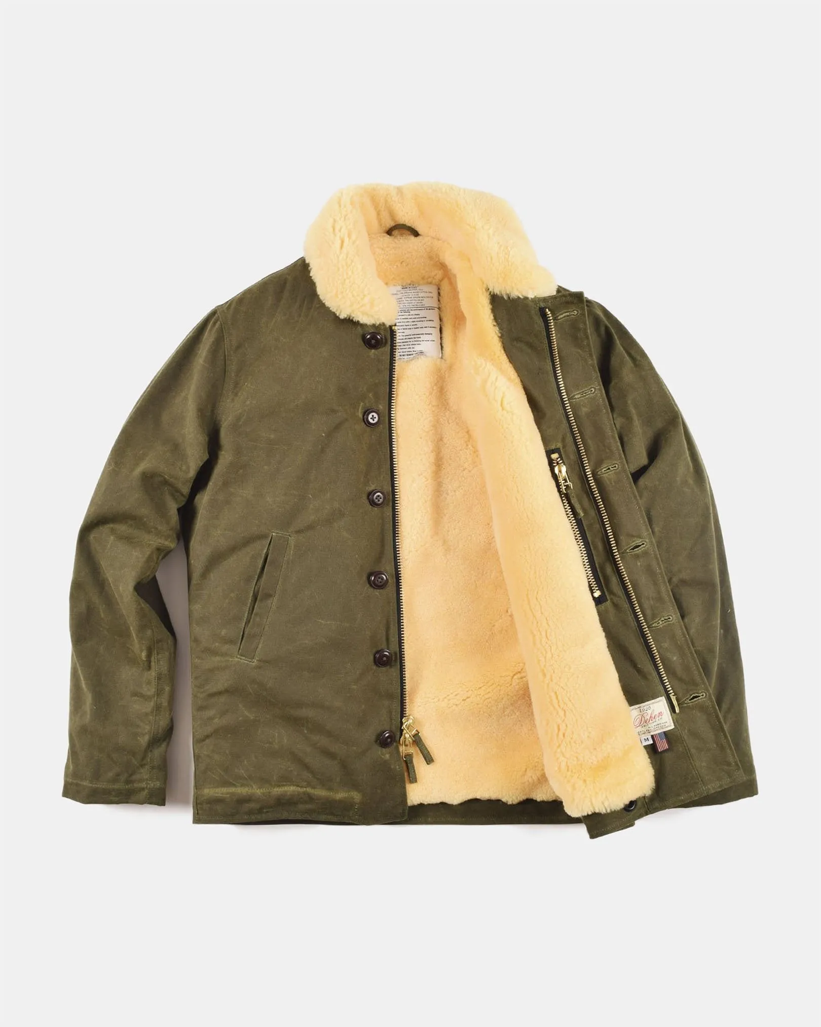 N-1 Deck Jacket - Loden / Gold