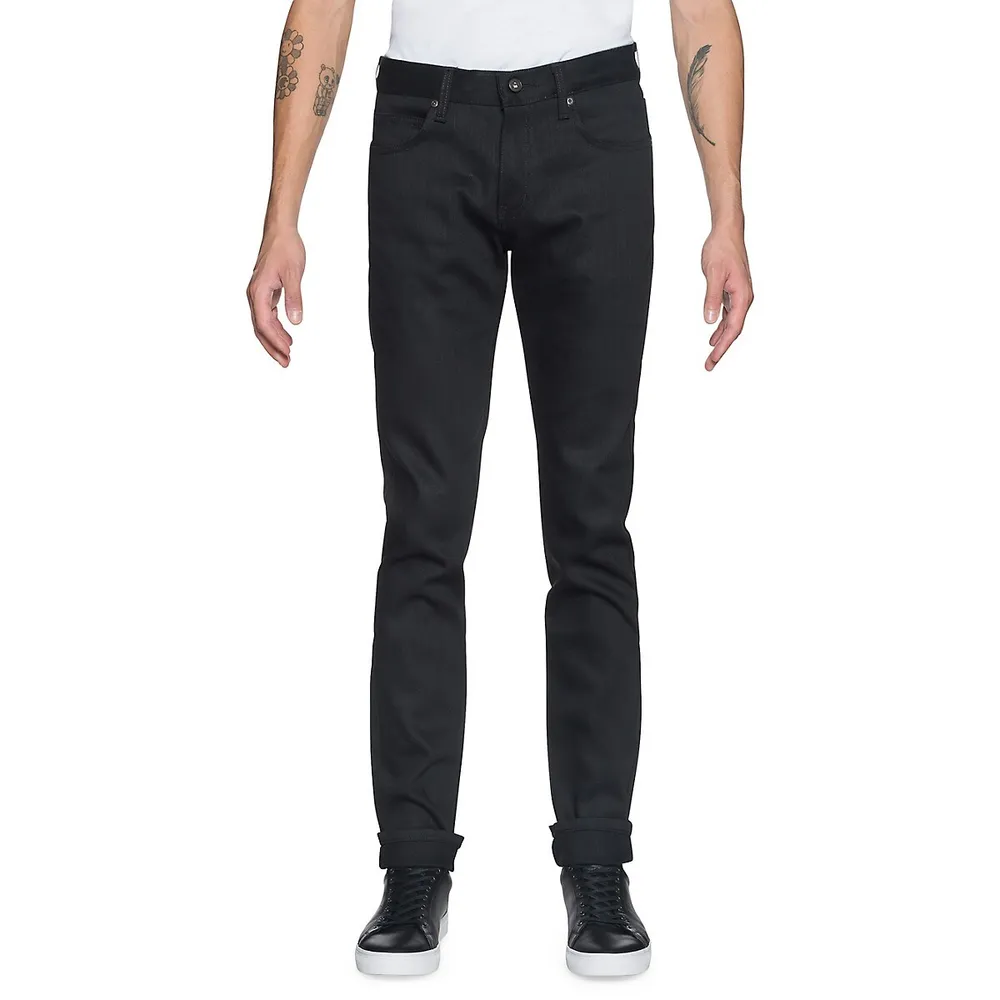 Naked & Famous Power Stretch Super Guy Slim Tapered Jeans