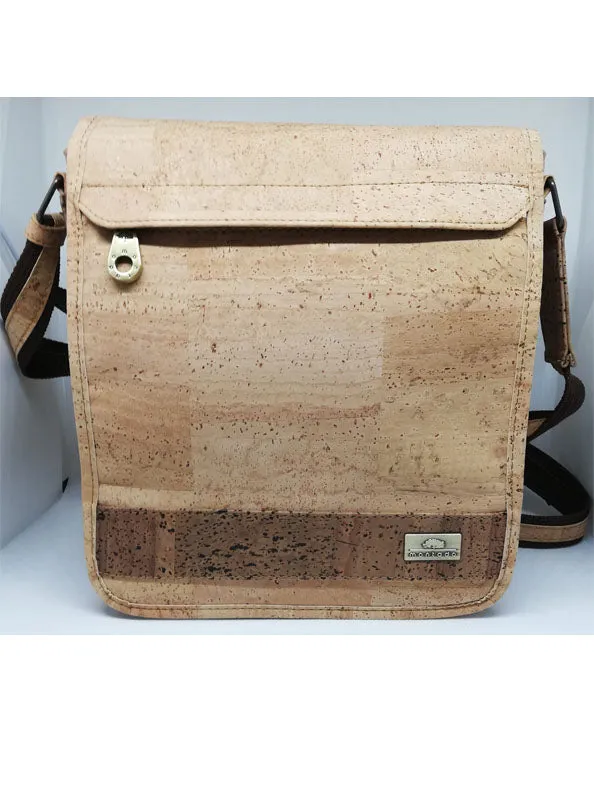 Natural Men Cork Shoulder Bag