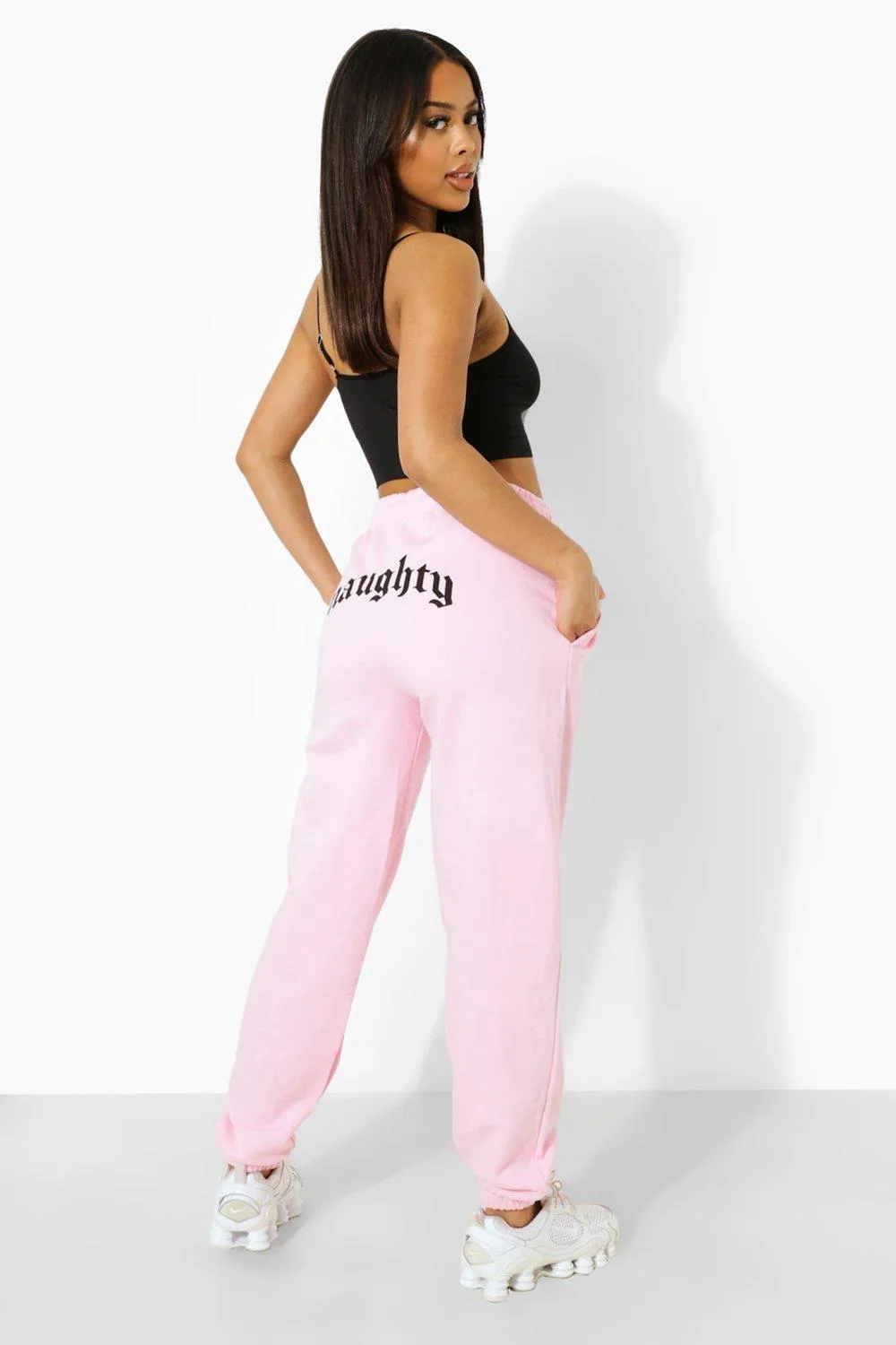 Naughty Bum Print Joggers