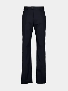 Navy Blue Chino Trousers