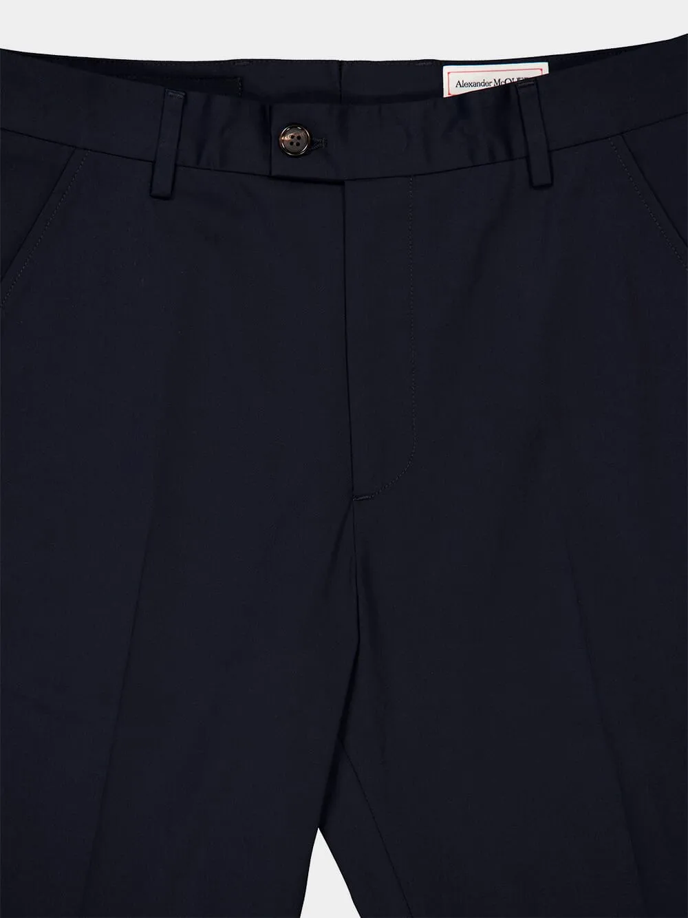 Navy Blue Chino Trousers