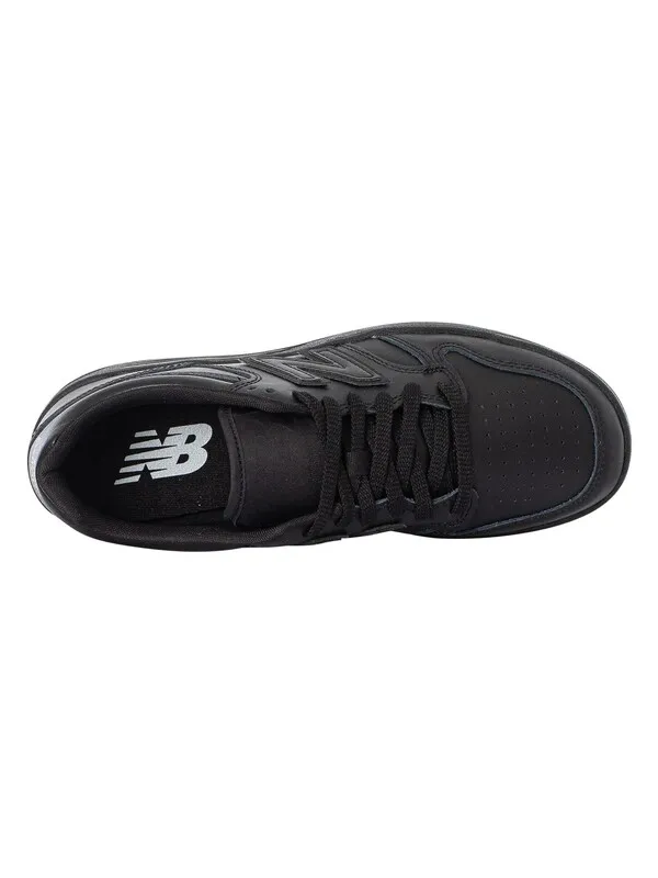 New Balance 480 Leather Trainers - Black