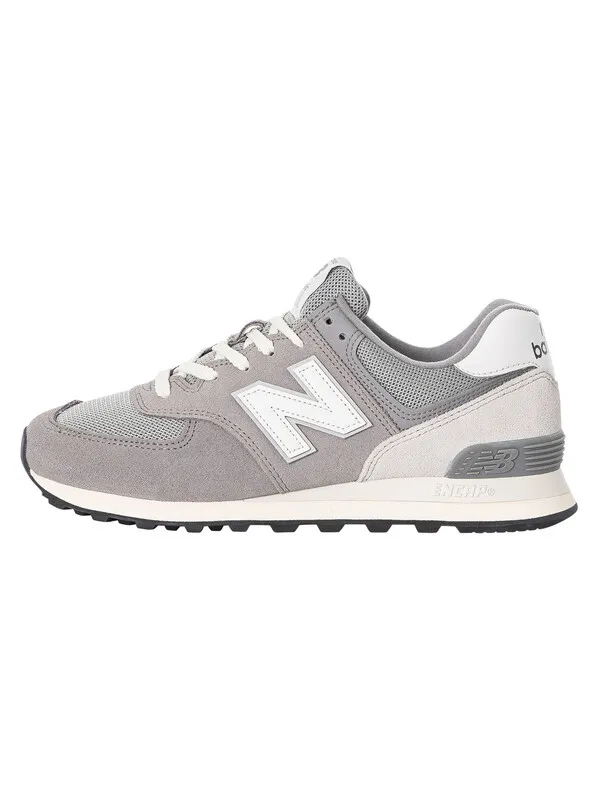 New Balance 574 Suede Trainers - Grey