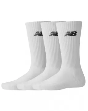 New Balance Everyday Crew Socks 6 Pack White