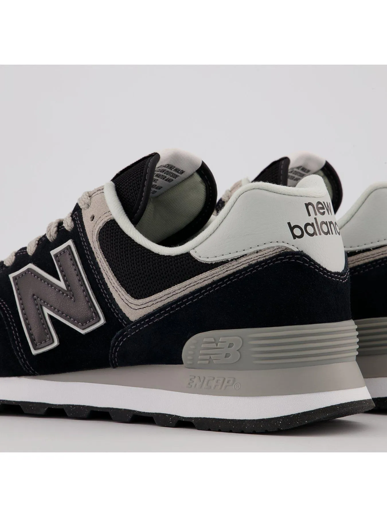 New Balance Mens 574 Trainers - Black