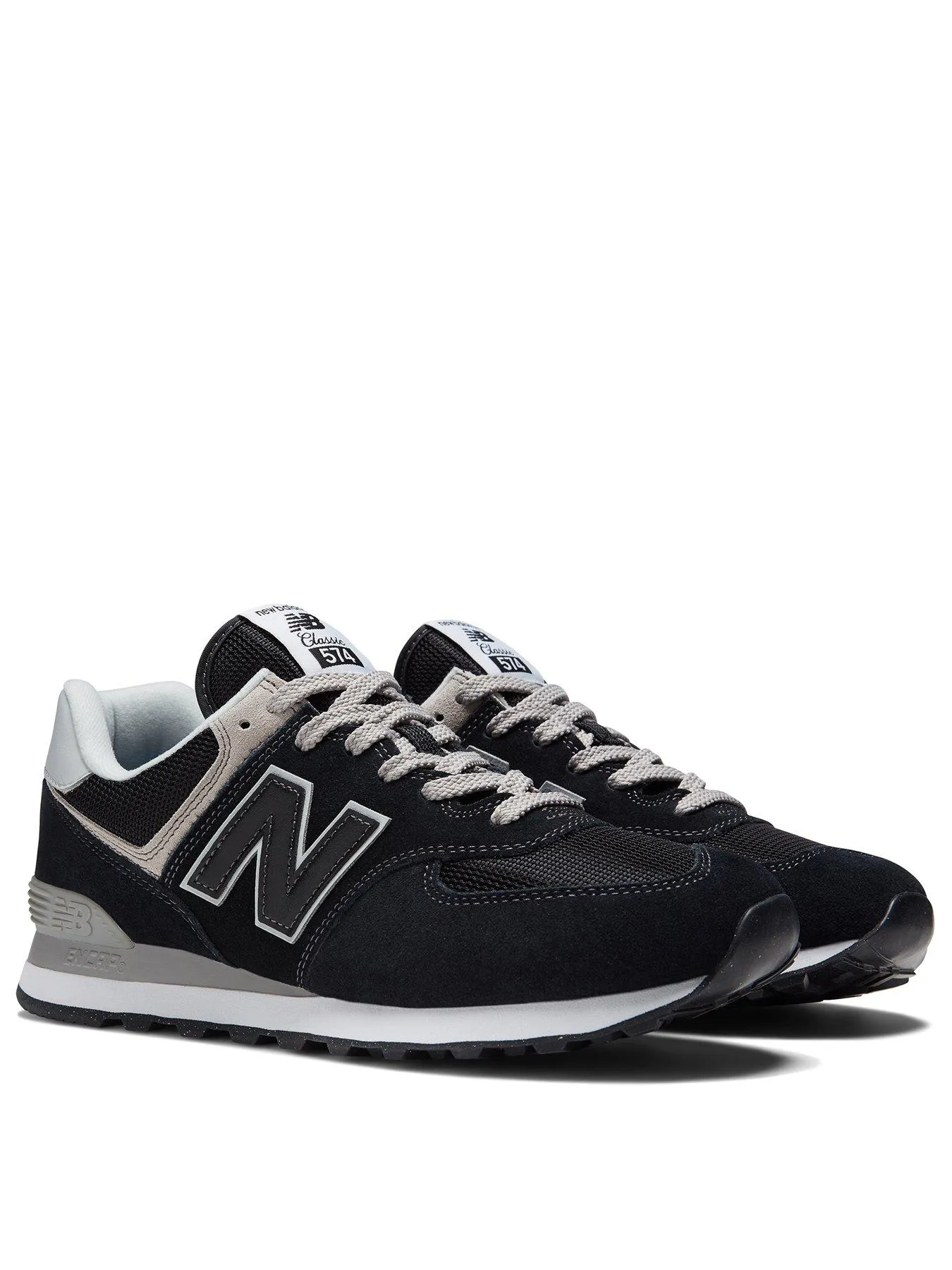 New Balance Mens 574 Trainers - Black