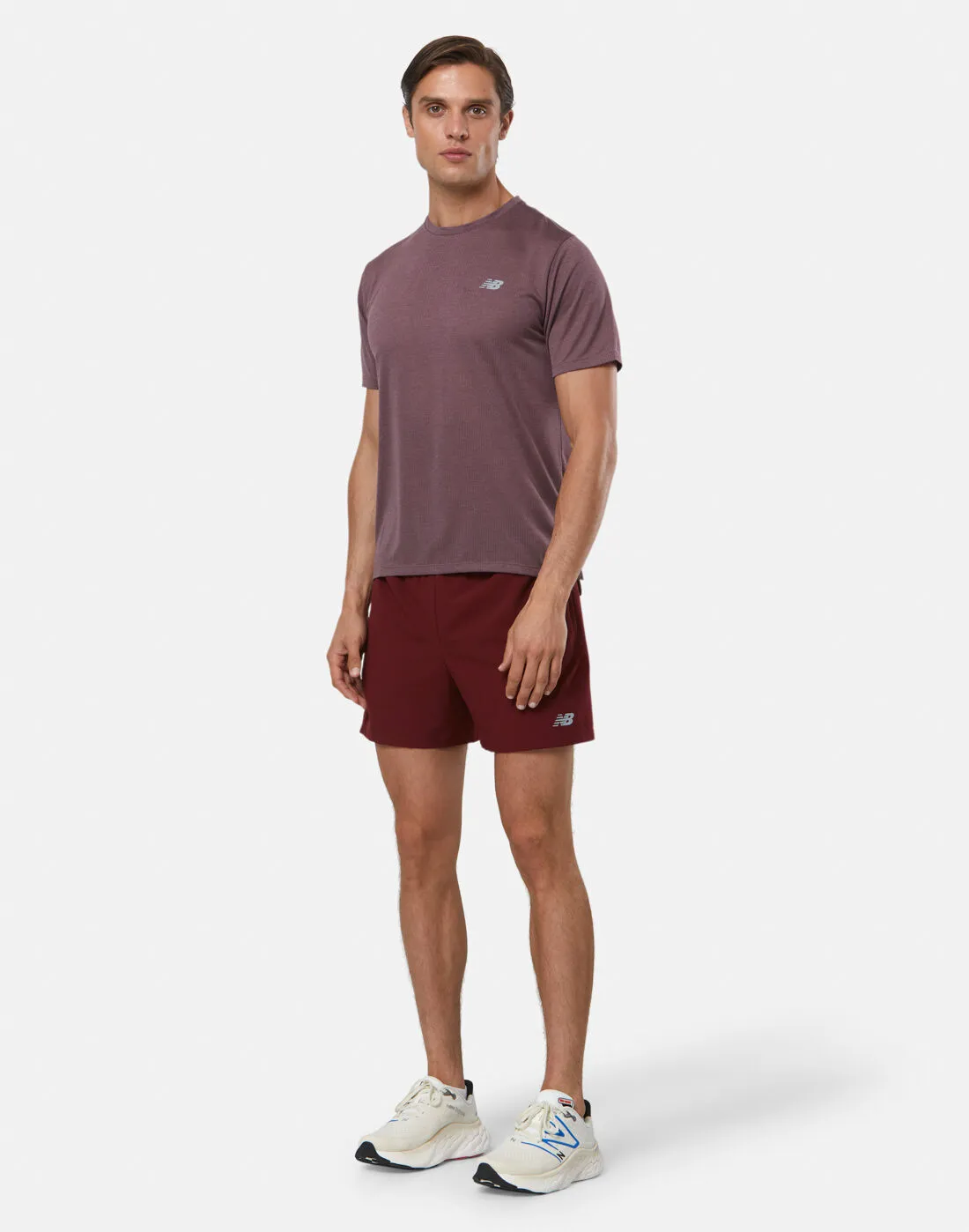 New Balance Mens Run 5Inch Short