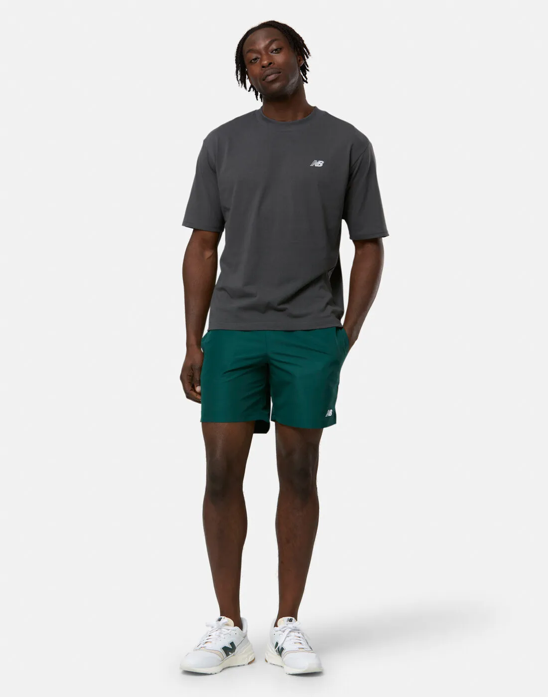 New Balance Mens Small Logo Shorts