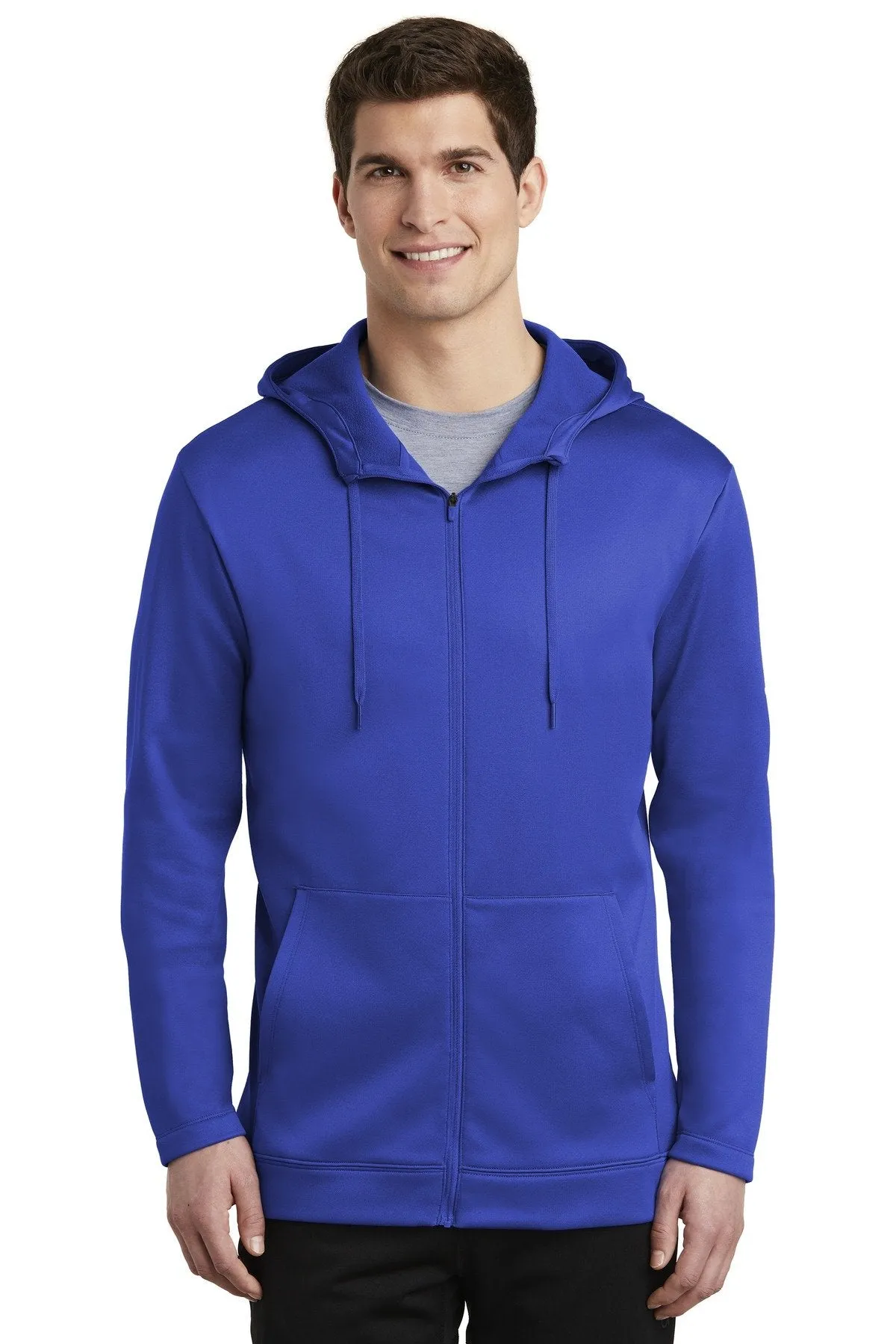 Nike ThermaFIT FullZip Fleece Custom Hoodie NKAH6259 Game Royal