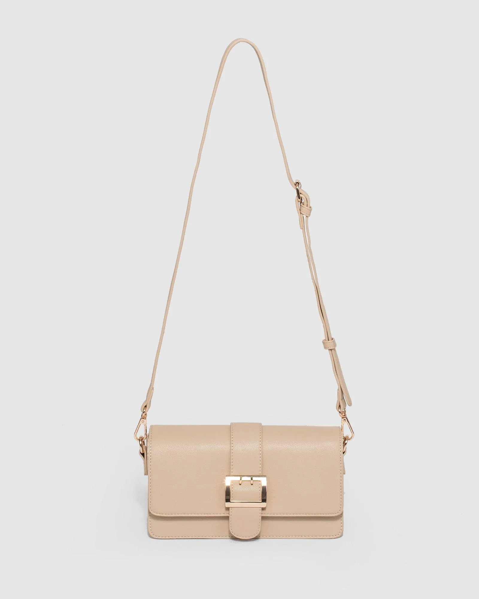 Nude Francesca Twist Shoulder Bag