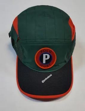 Nwt Polo Ralph Lauren Polo Sport 5 Panel Nylon Snap Buckle Back Hat