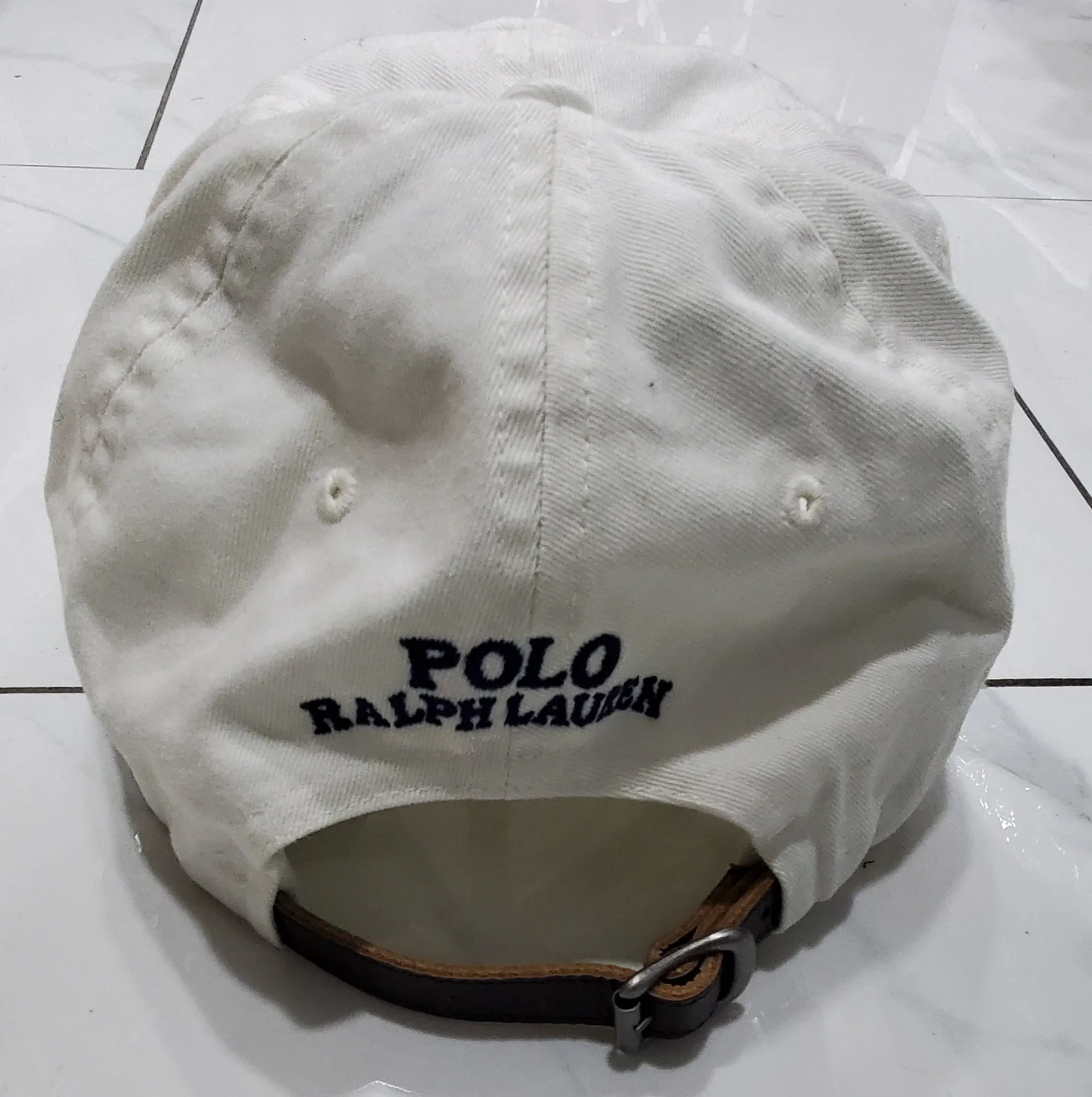 Nwt Polo Ralph Lauren White Ski Bear Adjustable Hat