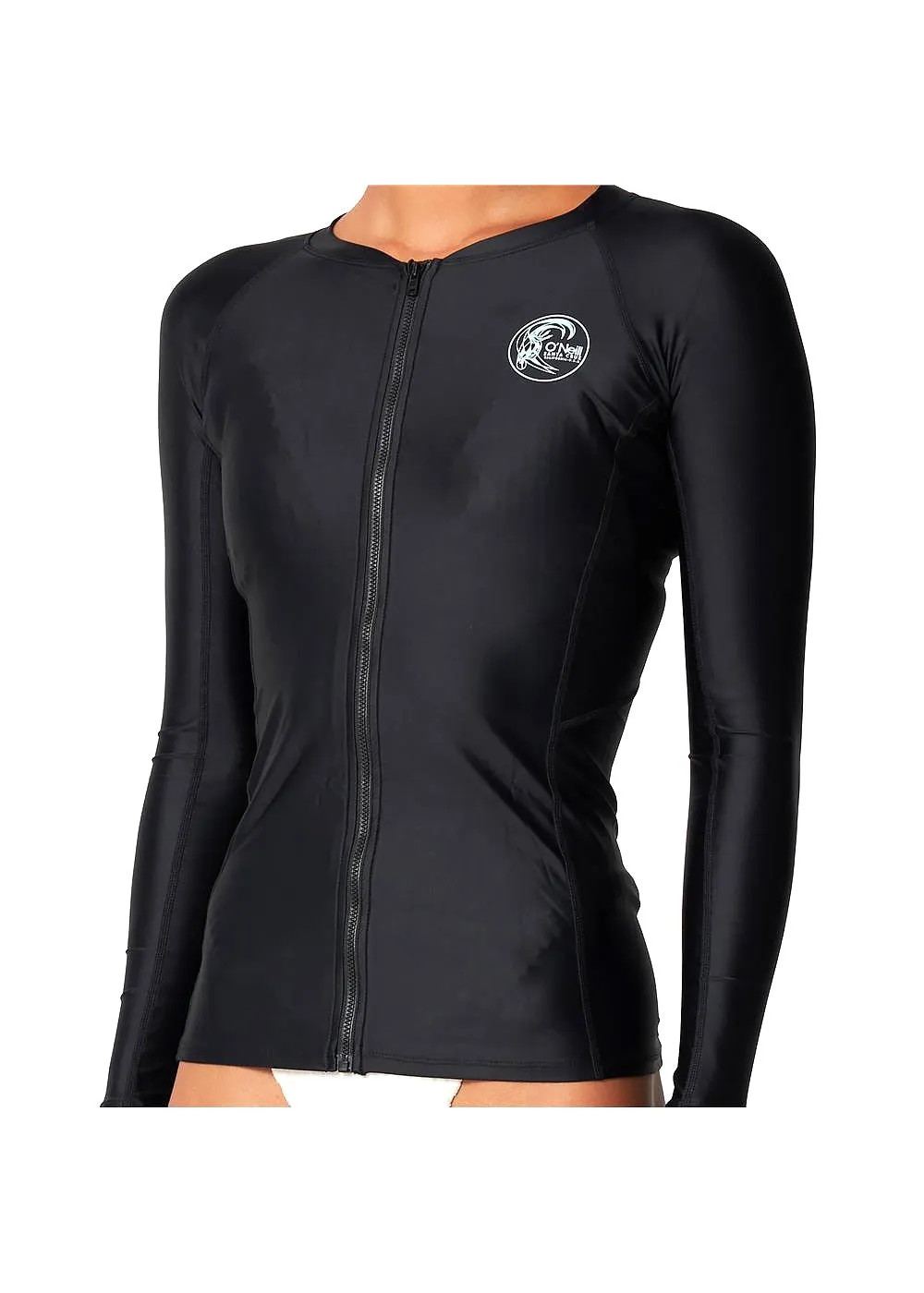 ONeill Womens Bahia FZ LS Rash Vest