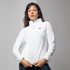 O'Neills Women's Cairo Half Zip Fleece White