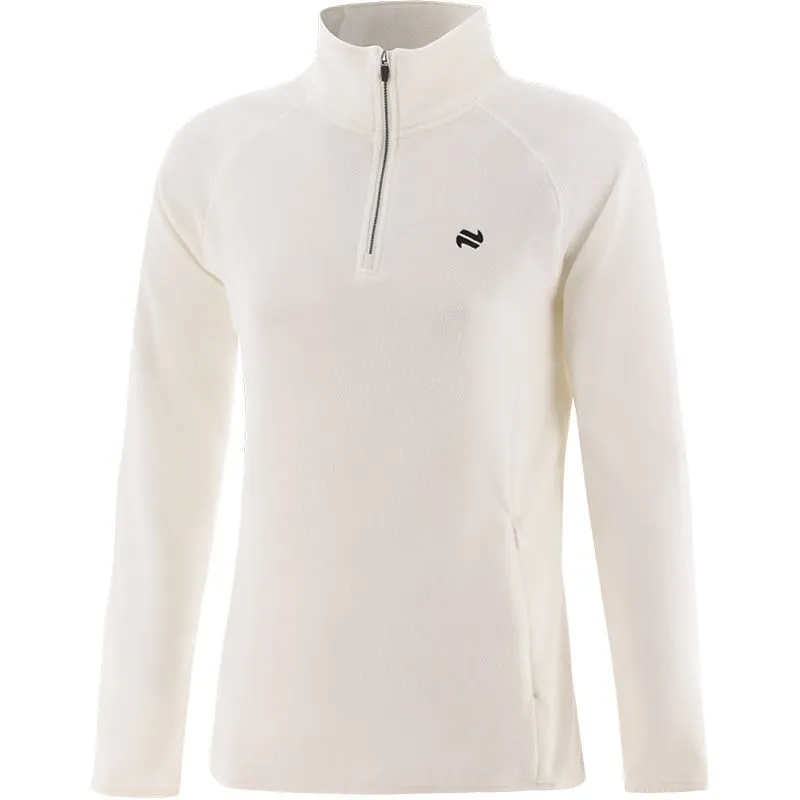 O'Neills Women's Cairo Half Zip Fleece White