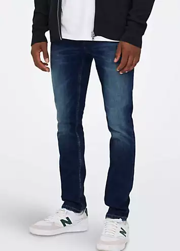 Only & Sons ONSLOOM Denim Slim Fit 7777 Jeans | Grattan