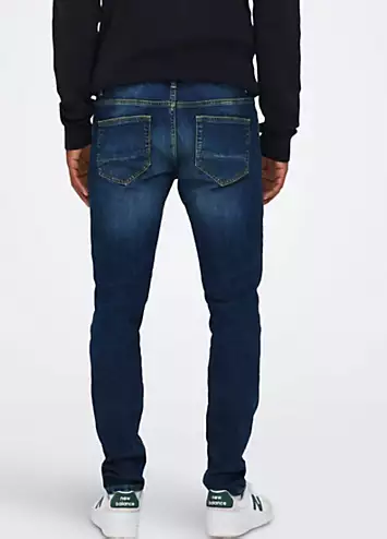 Only & Sons ONSLOOM Denim Slim Fit 7777 Jeans | Grattan