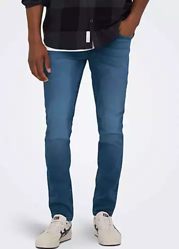 Only & Sons ONSLOOM Denim Slim Fit 7777 Jeans | Grattan