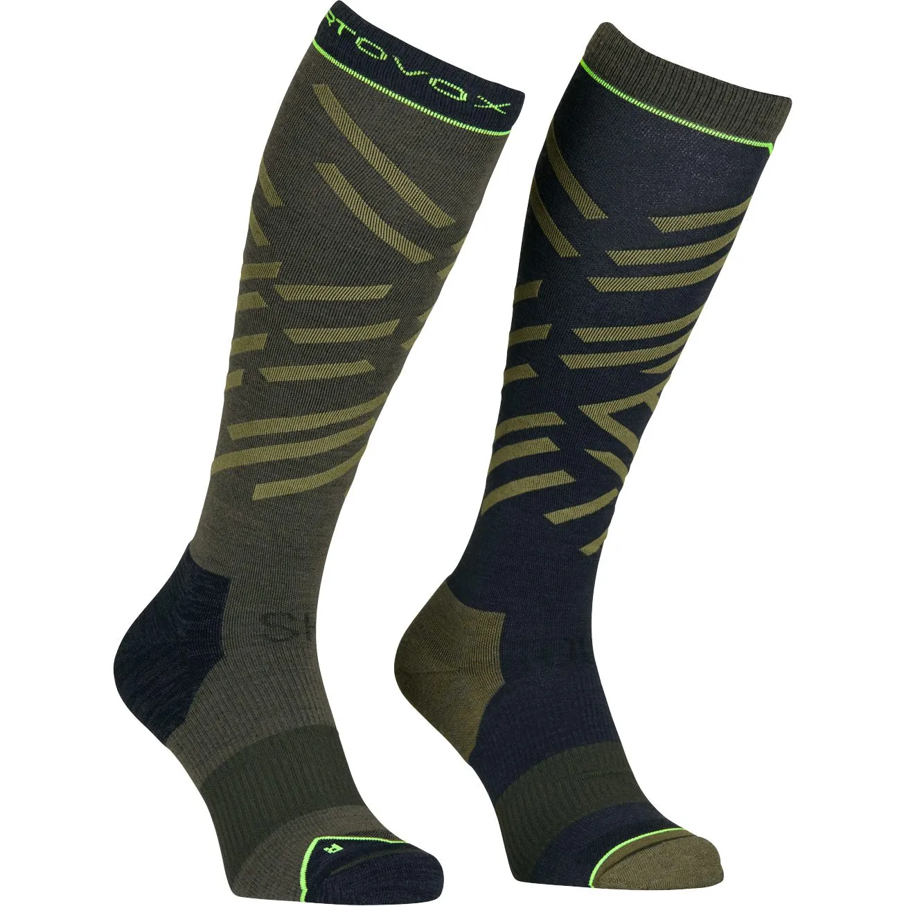 ORTOVOX - Ski Tour Long Socks Men dark wild herbs