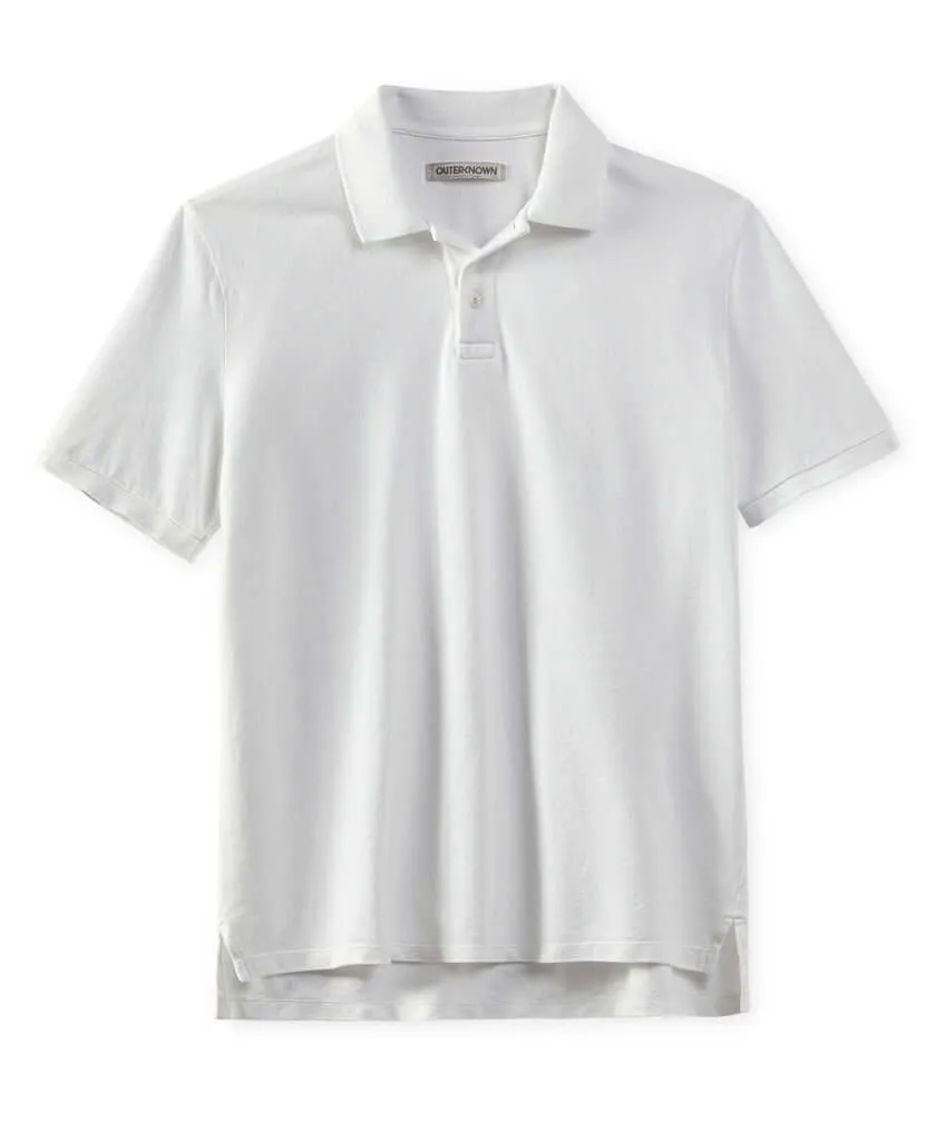 Outerknown Palms Pique Polo - SALE