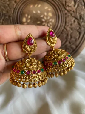 Oval kemp umbrella Jhumkas