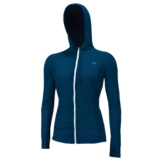 O'Neill Blueprint Full Zip Womens Sun Hoodie - Deep Sea