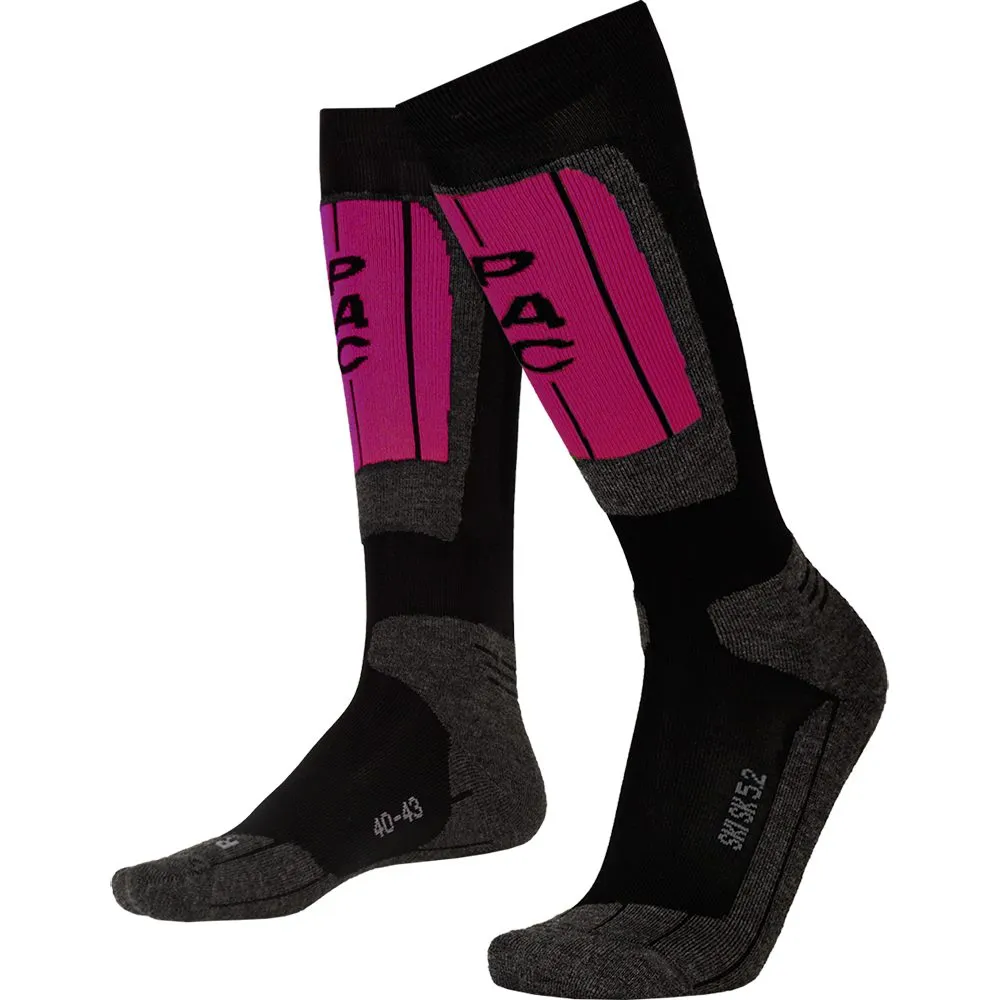 P.A.C. - 5.2 Allrounder 2x Pack Ski Socks Women black