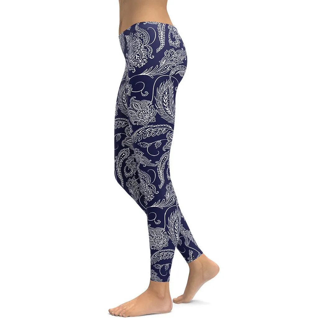 Paisley Floral Leggings