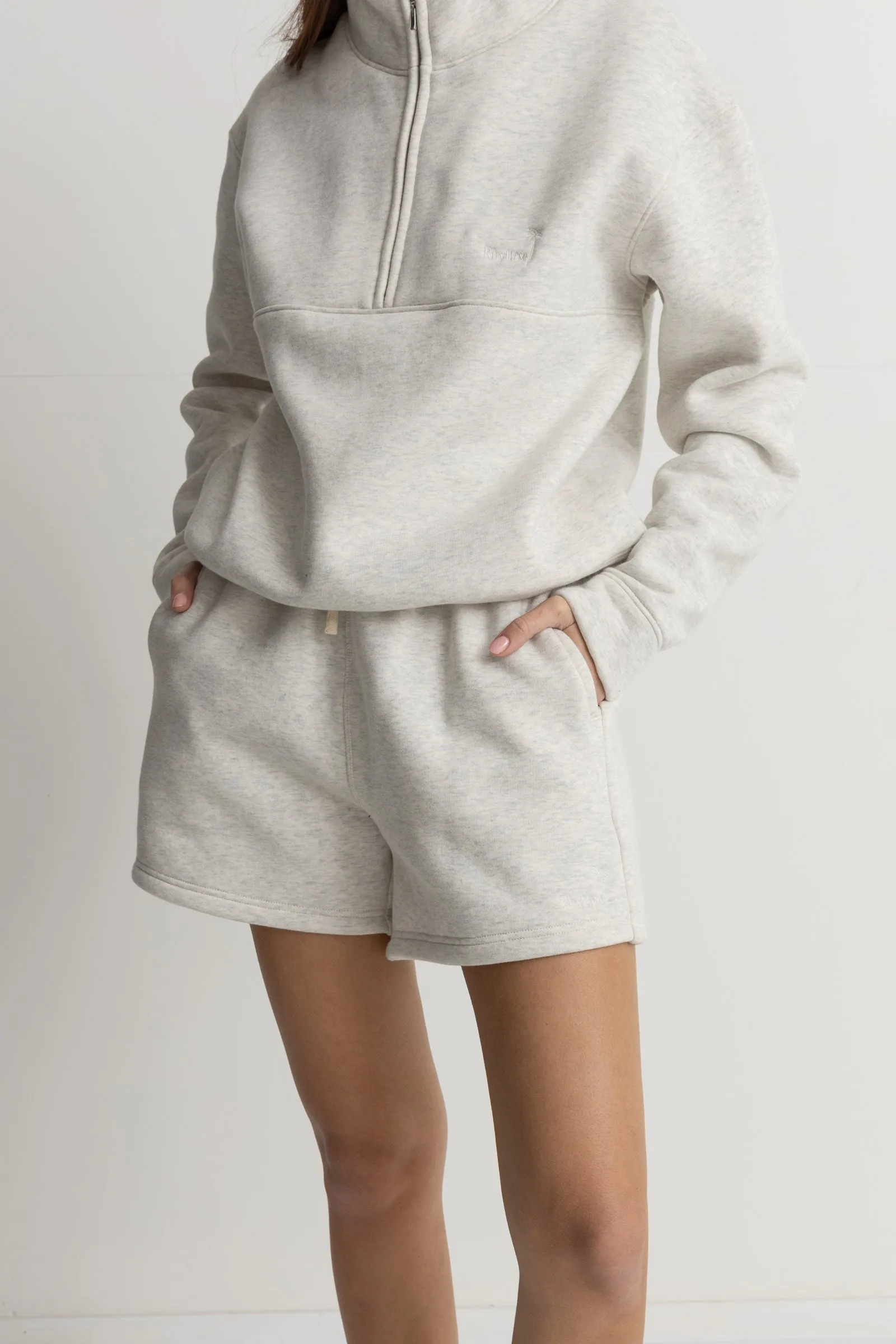 Palma Fleece Short Grey Marle