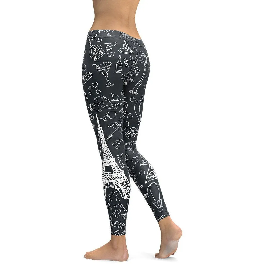 Paris Memories Leggings