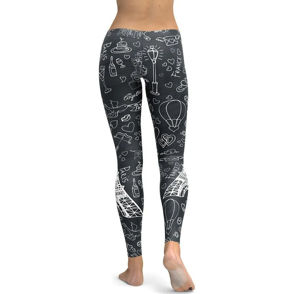 Paris Memories Leggings