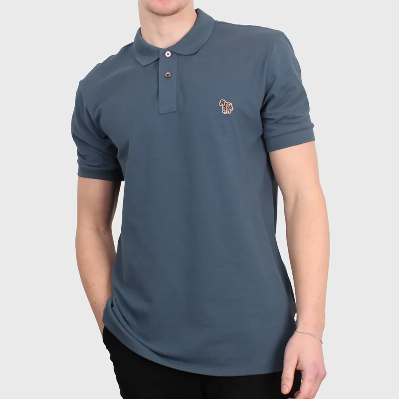 Paul Smith Indigo Zebra Polo Shirt