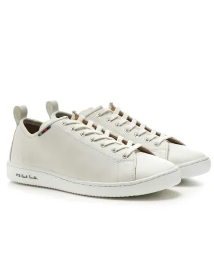 Paul Smith White Leather Miyata Trainers