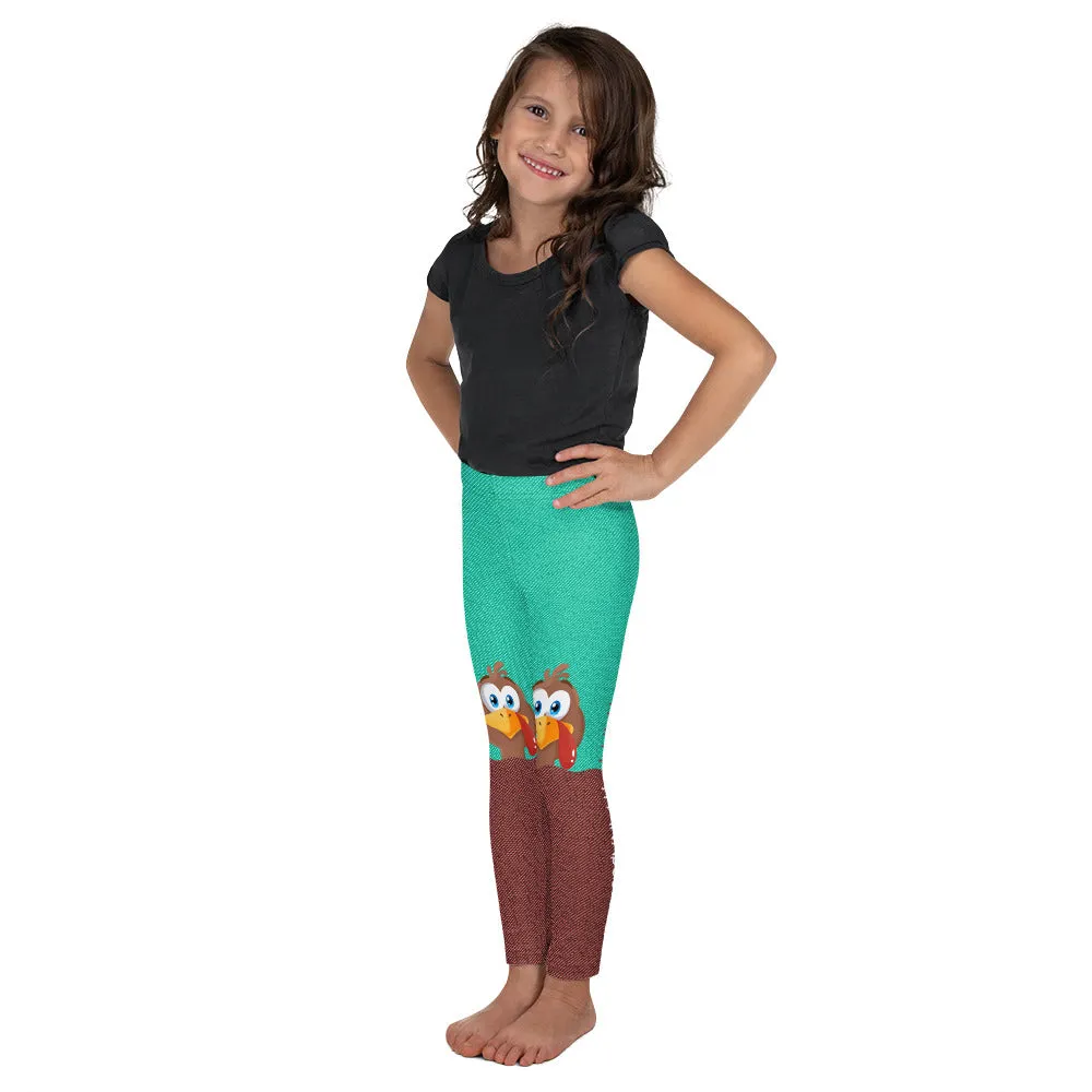 Peeking Turkey Kid's Leggings