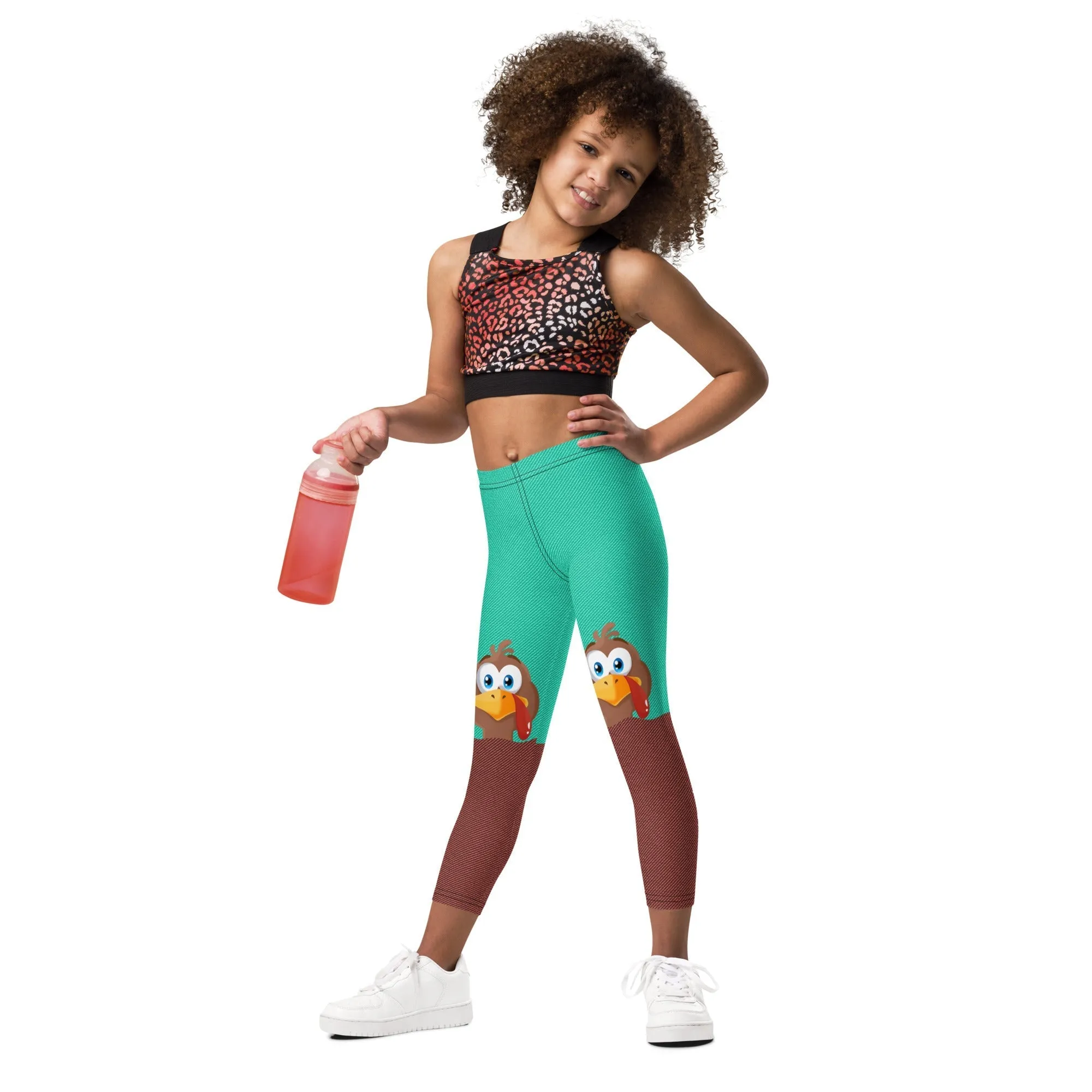 Peeking Turkey Kid's Leggings