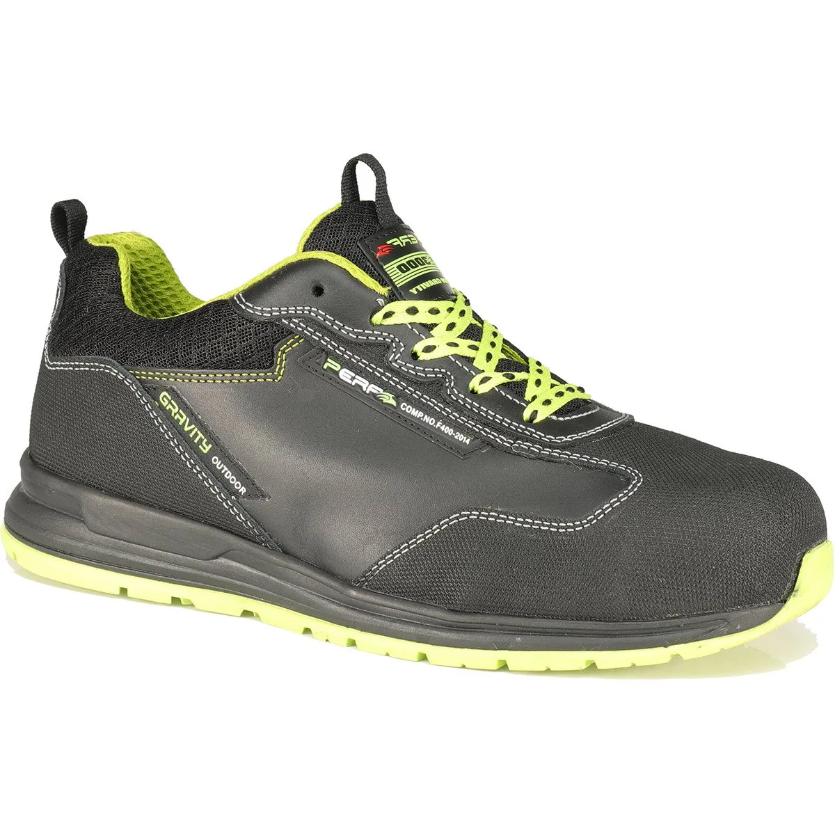 Perf Gravity 22 Black Lightweight S3 Safety Trainers 12