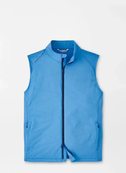 Peter Millar Fuse Hybrid Vest: Liberty Blue