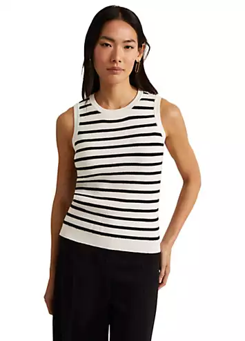 Phase Eight Chloe Stripe Vest | Grattan