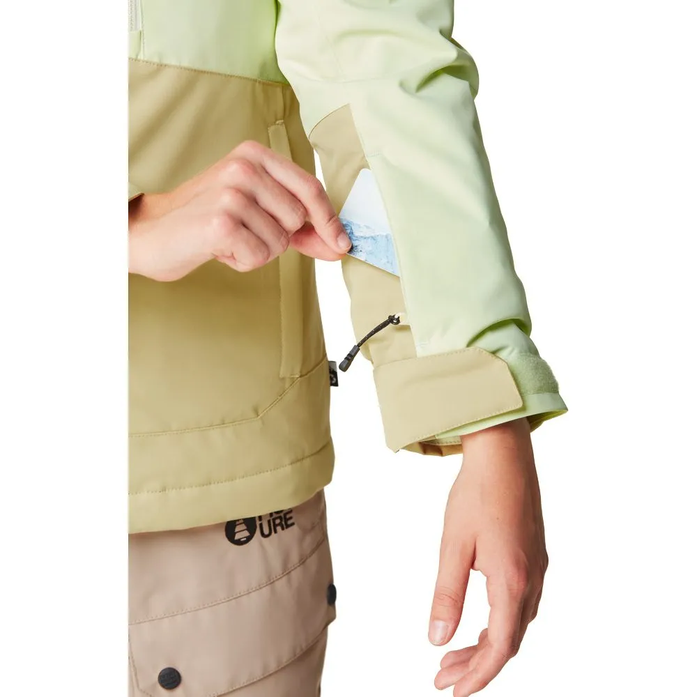 Picture - Kamelya Ski Jacket Kids lime cream