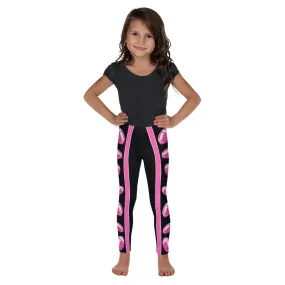 Pink Football Kid's Leggings