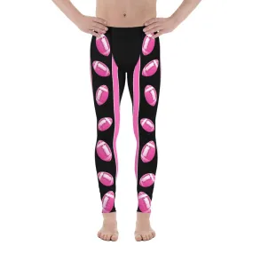 Pink Football Men's Leggings